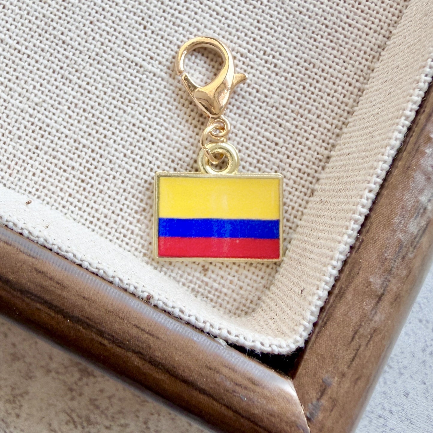 Enamel Flag Keychain