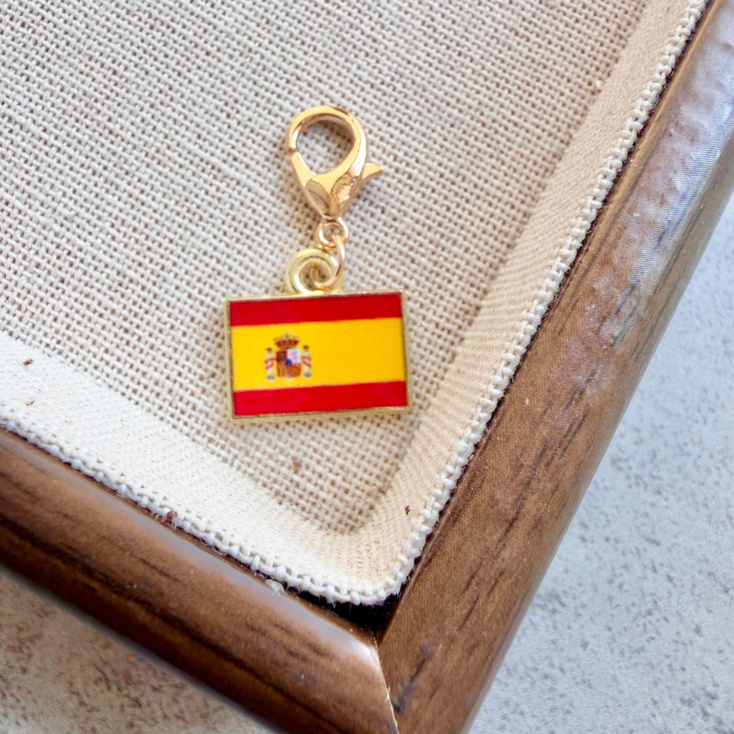 Enamel Flag Keychain