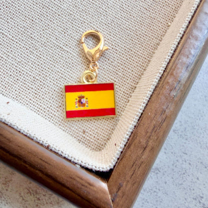 Enamel Flag Keychain