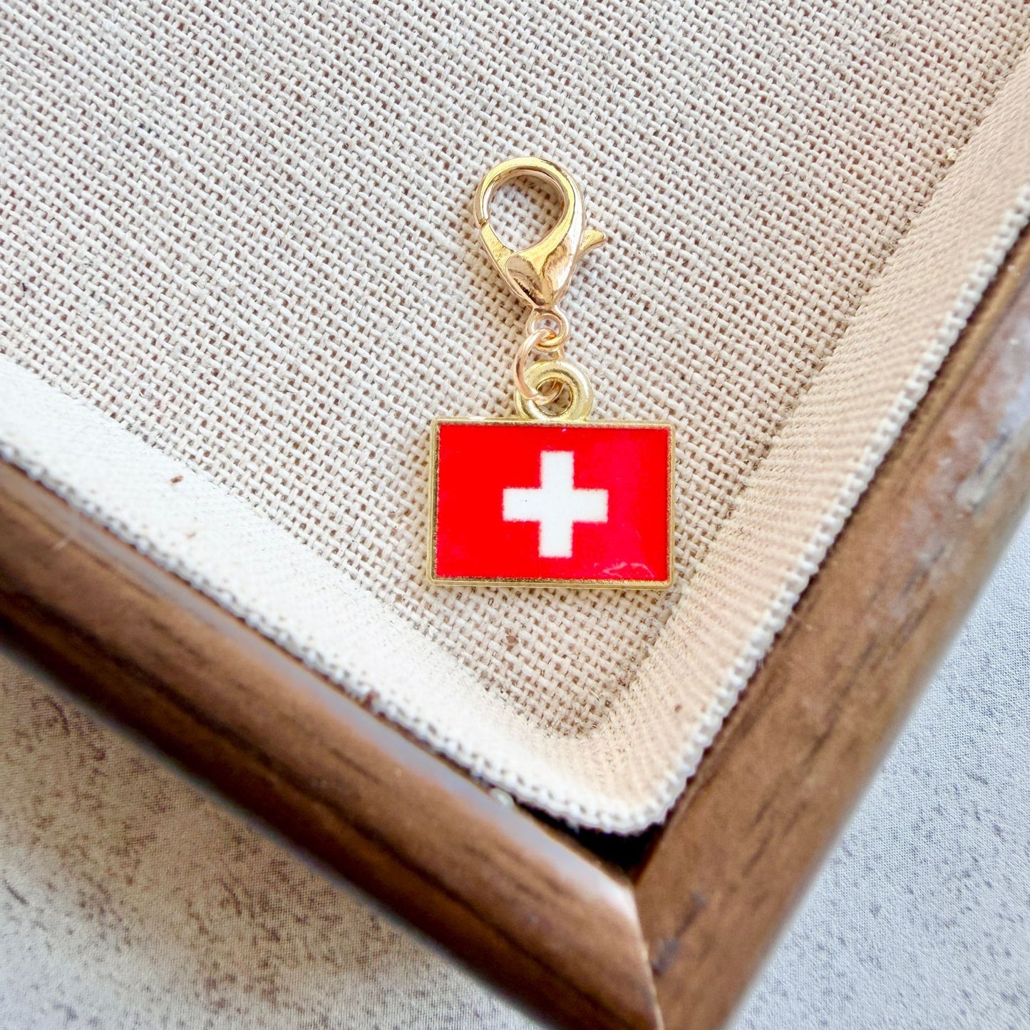 Enamel Flag Keychain