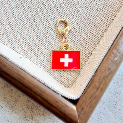 Enamel Flag Keychain