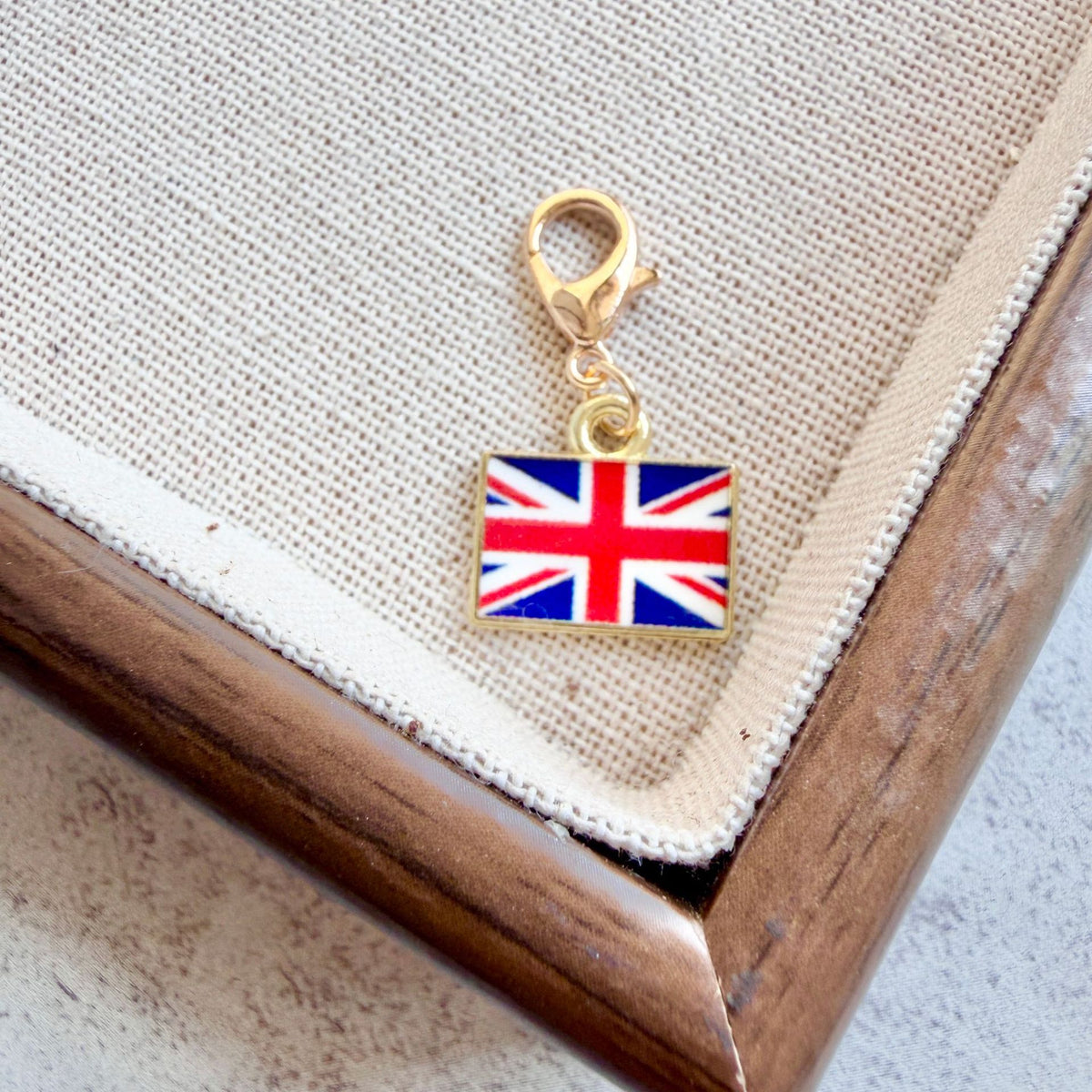 Enamel Flag Keychain