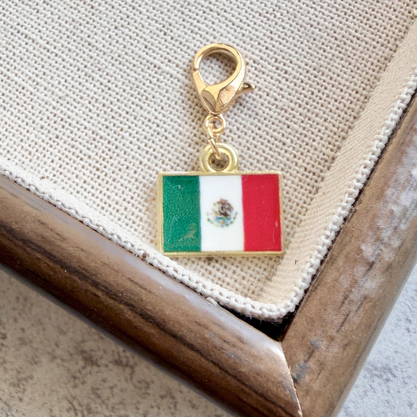 Enamel Flag Keychain