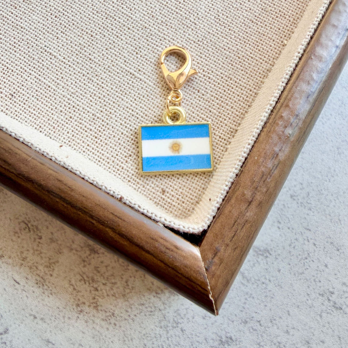 Enamel Flag Keychain