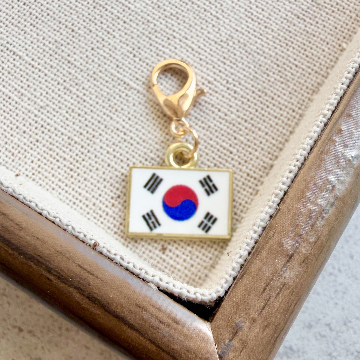 Enamel Flag Keychain