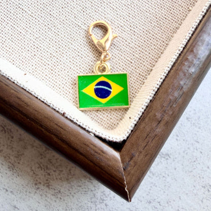 Enamel Flag Keychain