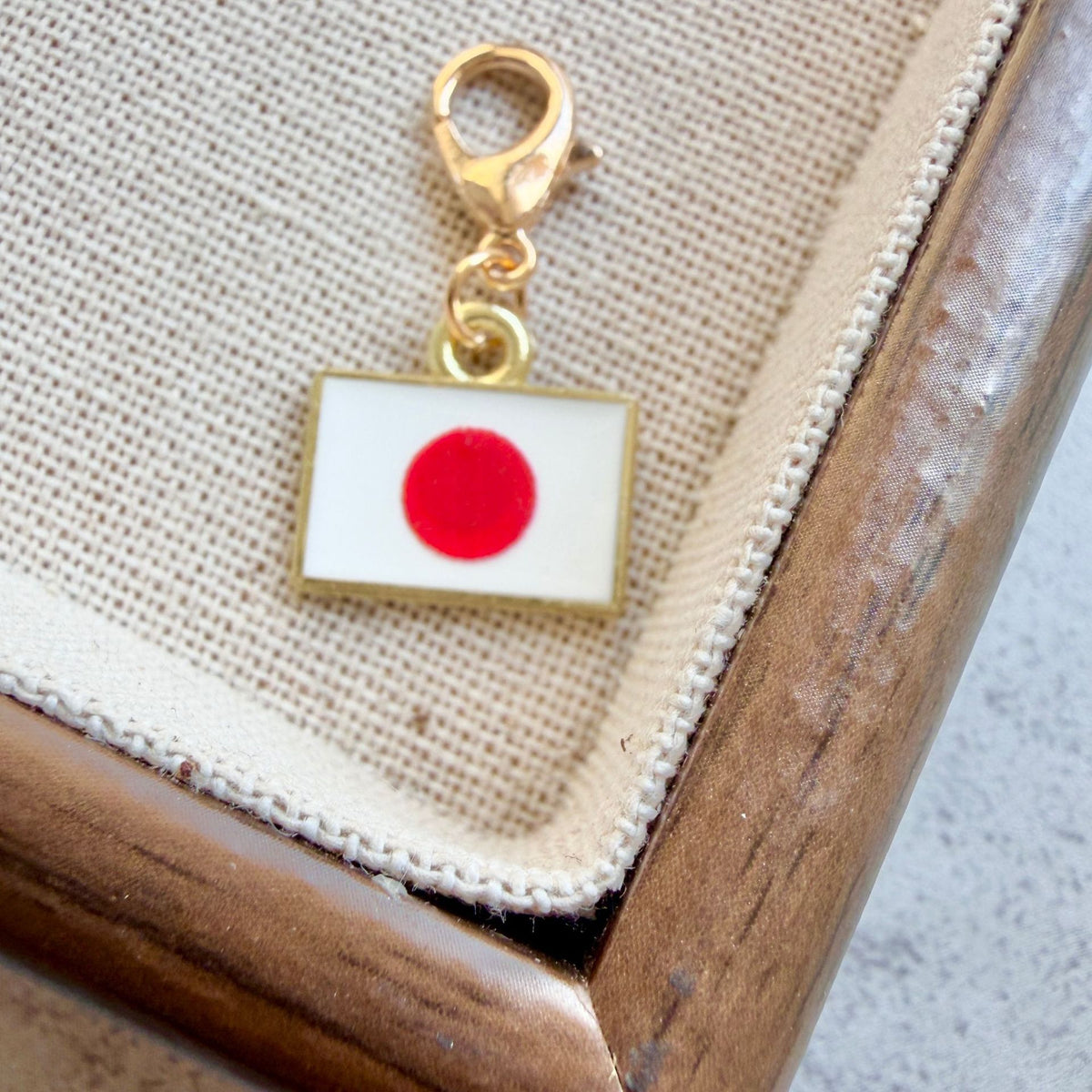 Enamel Flag Keychain