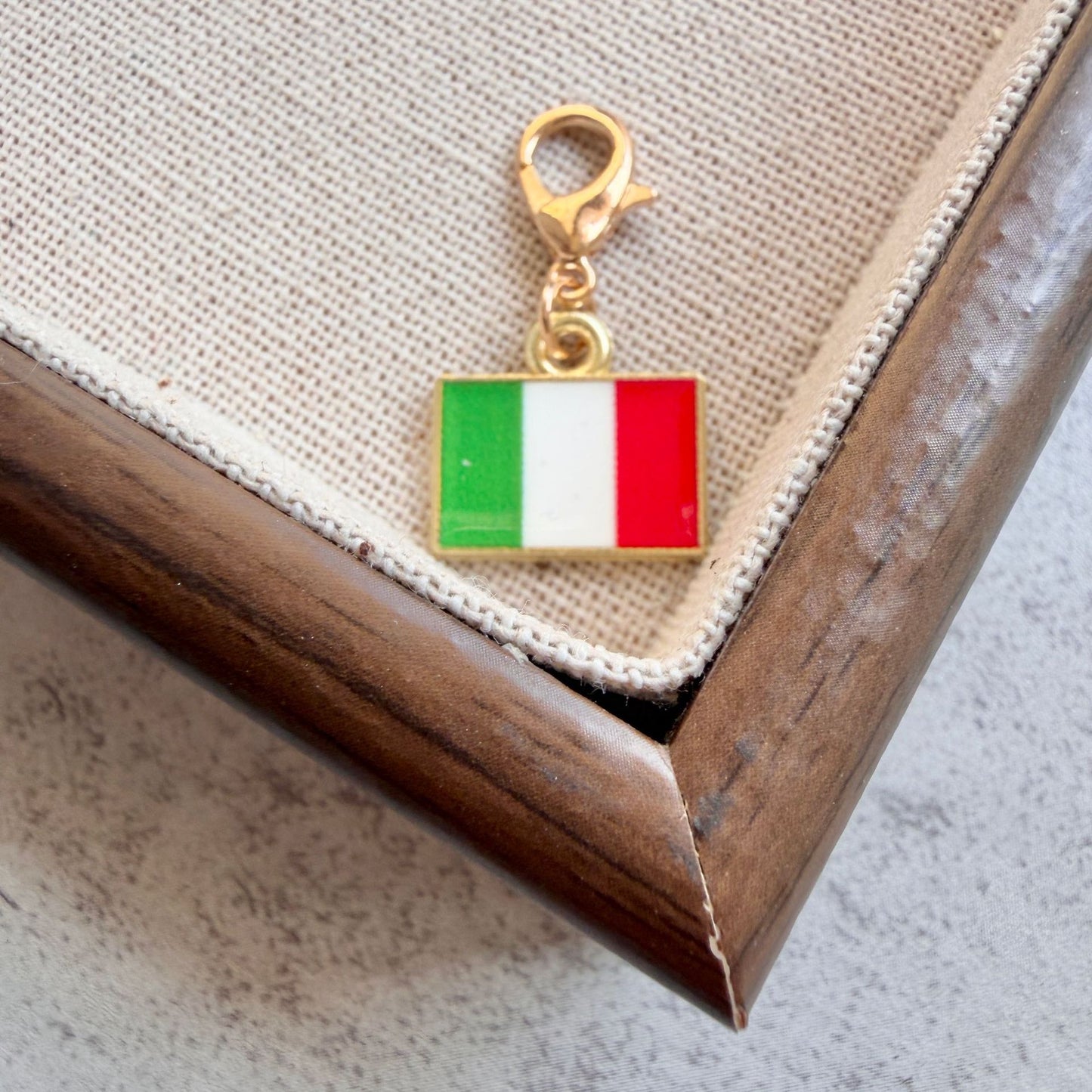 Enamel Flag Keychain