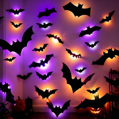 SpookDrop Bats™ 3D LED Wall Glow