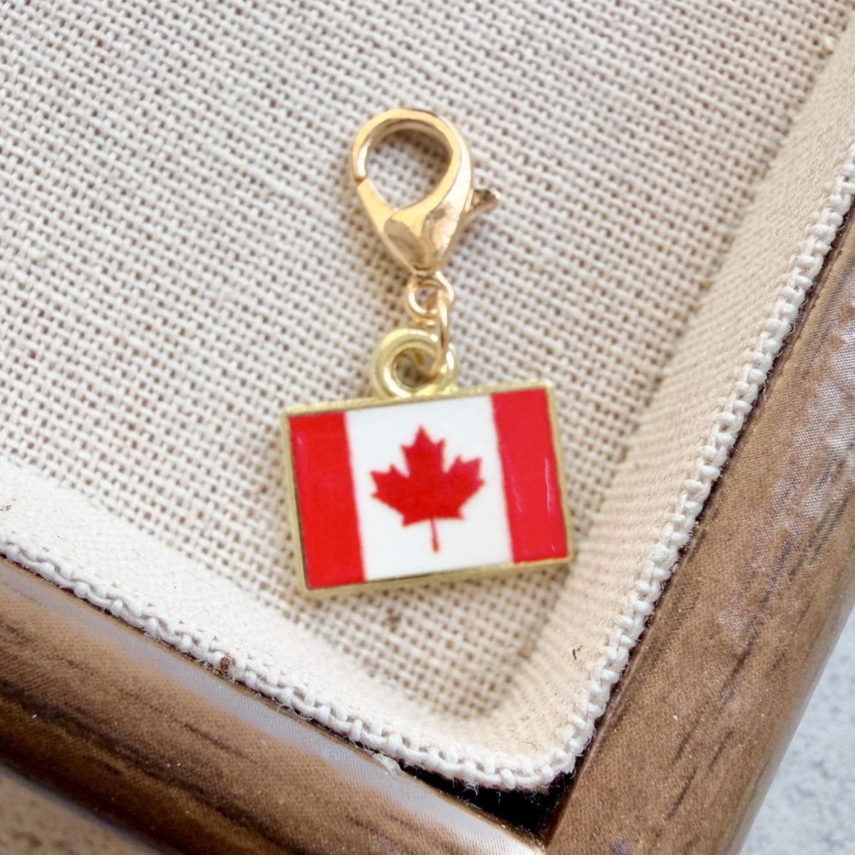 Enamel Flag Keychain