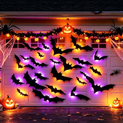SpookDrop Bats™ 3D LED Wall Glow