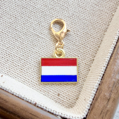 Enamel Flag Keychain