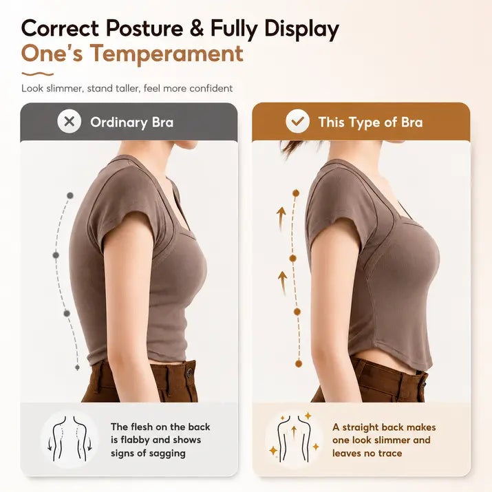 Seamless Posture Support Bra
