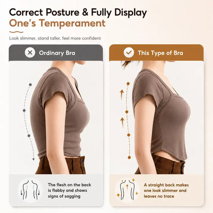 Seamless Posture Support Bra