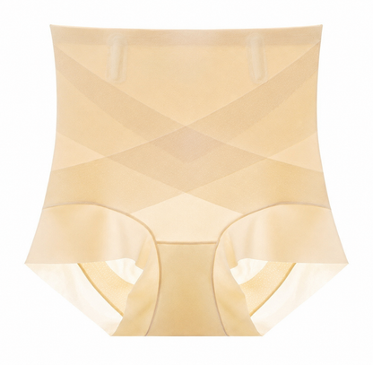 High-Waist Cross Compression Shaping Panties