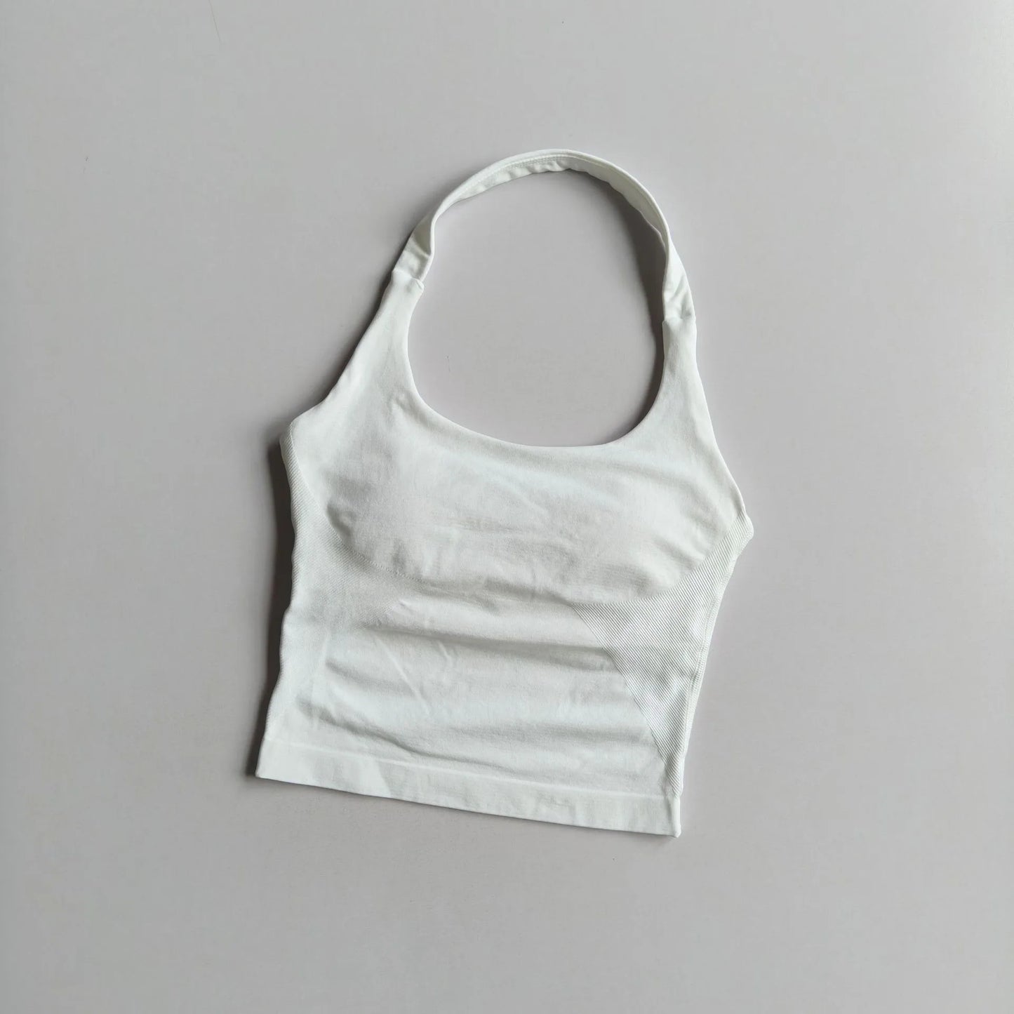 Women's Solid Removable Chest Pad Sports Tank Top