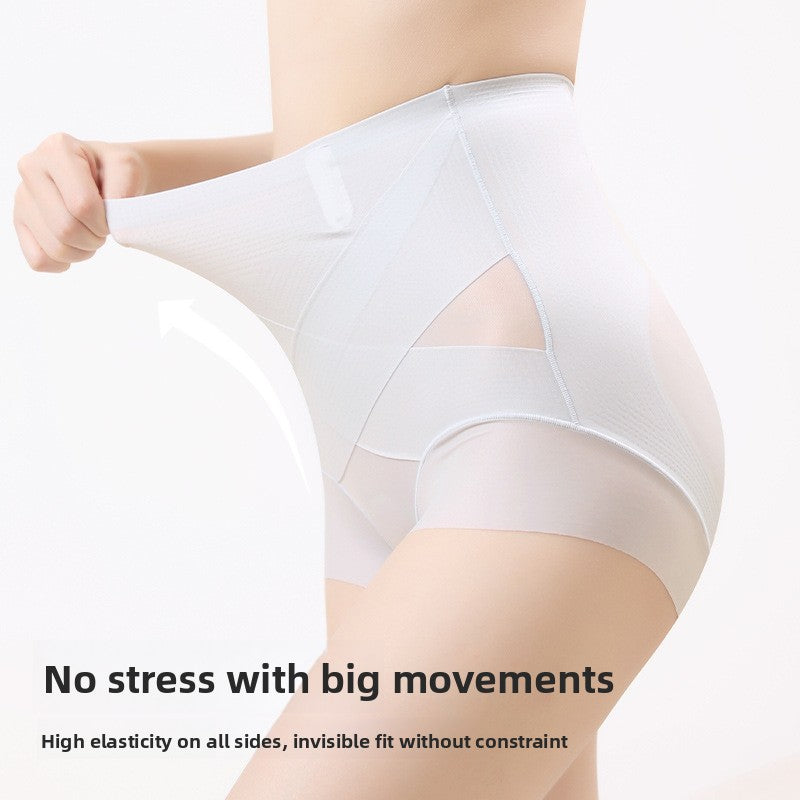 High-Waist Cross Compression Shaping Panties