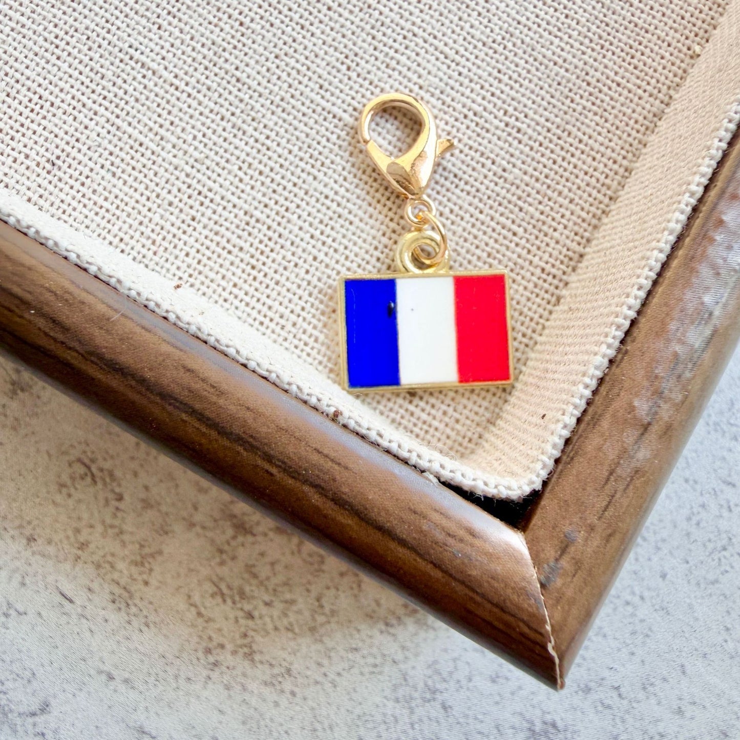 Enamel Flag Keychain
