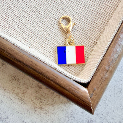 Enamel Flag Keychain