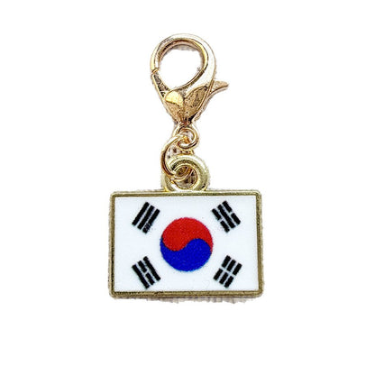 Enamel Flag Keychain