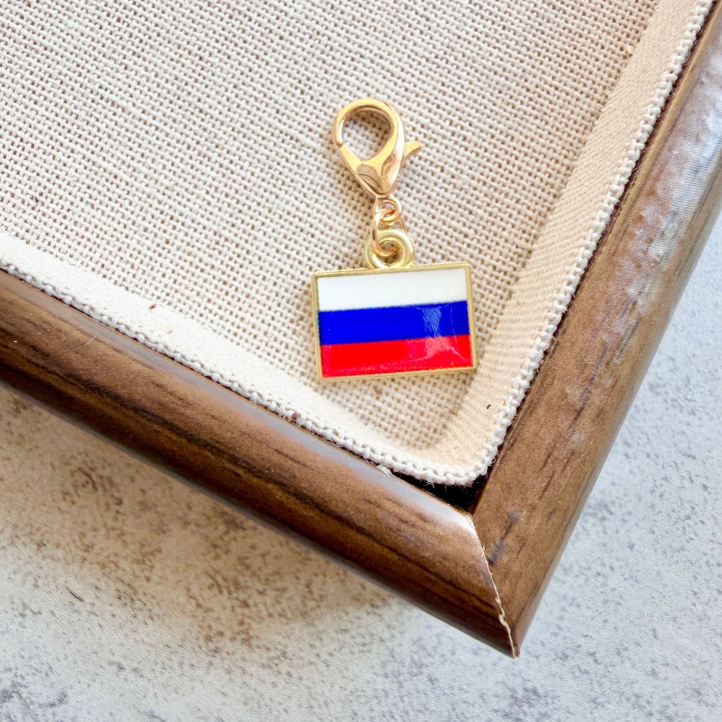 Enamel Flag Keychain