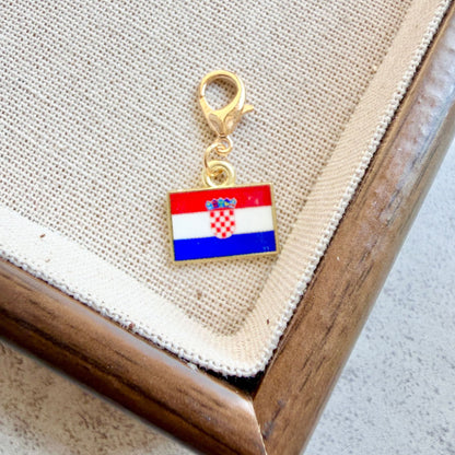 Enamel Flag Keychain